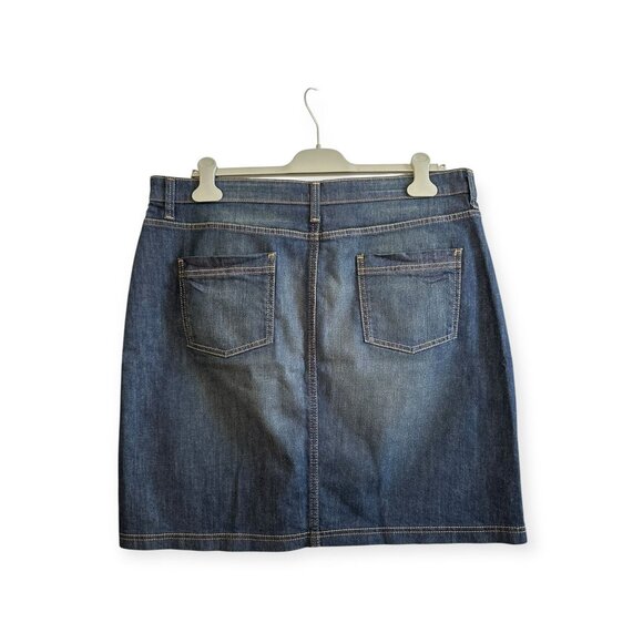 Boden Denim Mini Skirt , Classic 5 pocket‎ Style, Size 12R US - Picture 2 of 10
